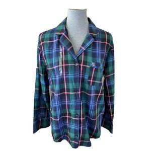 Victoria's Secret Size Small Plaid Pajama Top